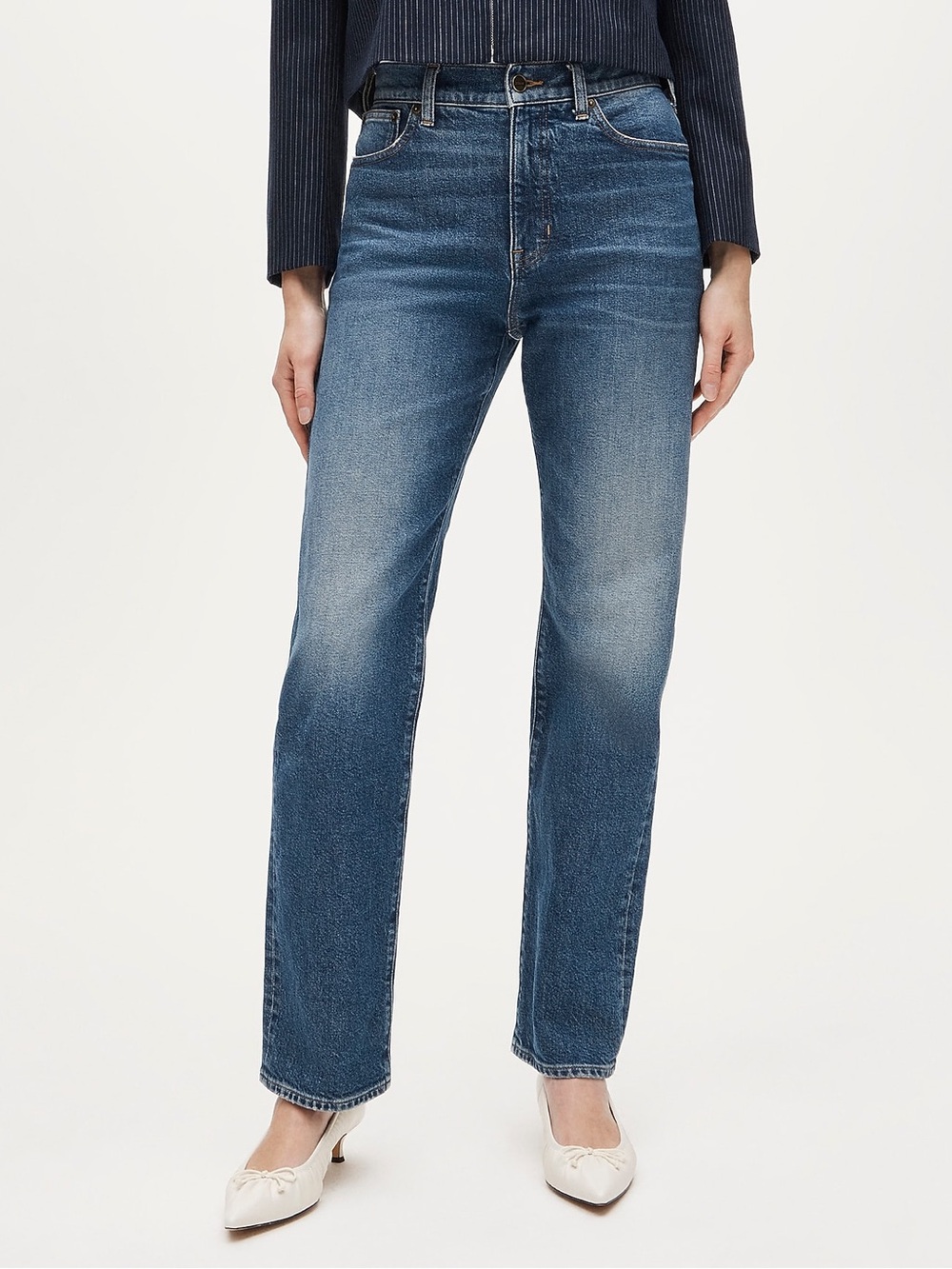 J.Crew Nipped Straight High Rise Semi-Stretch Jeans size 29. New with tag